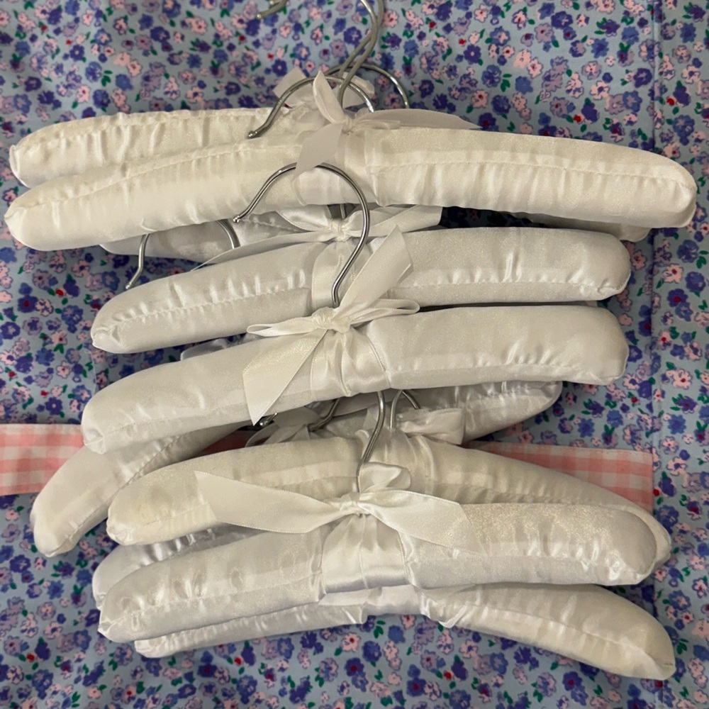 Set of 10 silk hangers